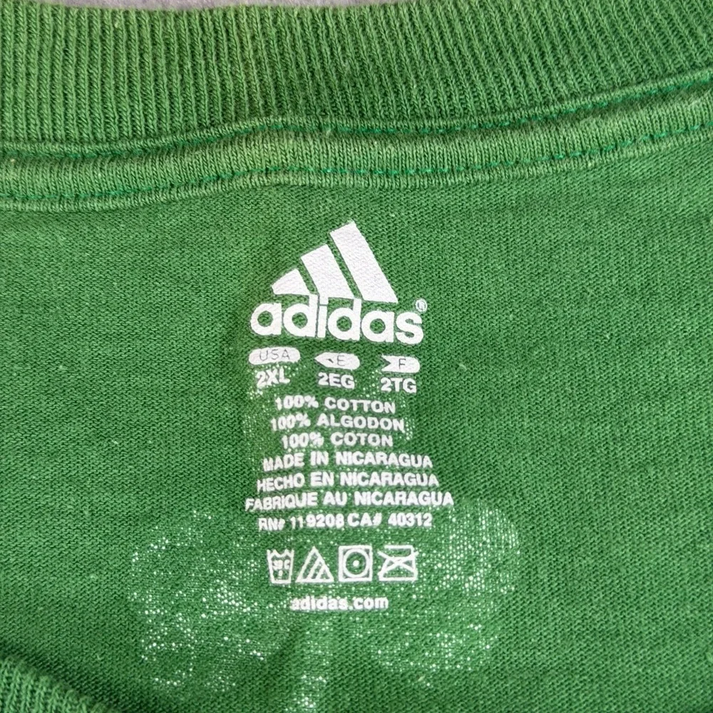 Adidas Boston Celtics Paul Pierce 34 NBA Player T-Shirt Green Mens 2XL XXL